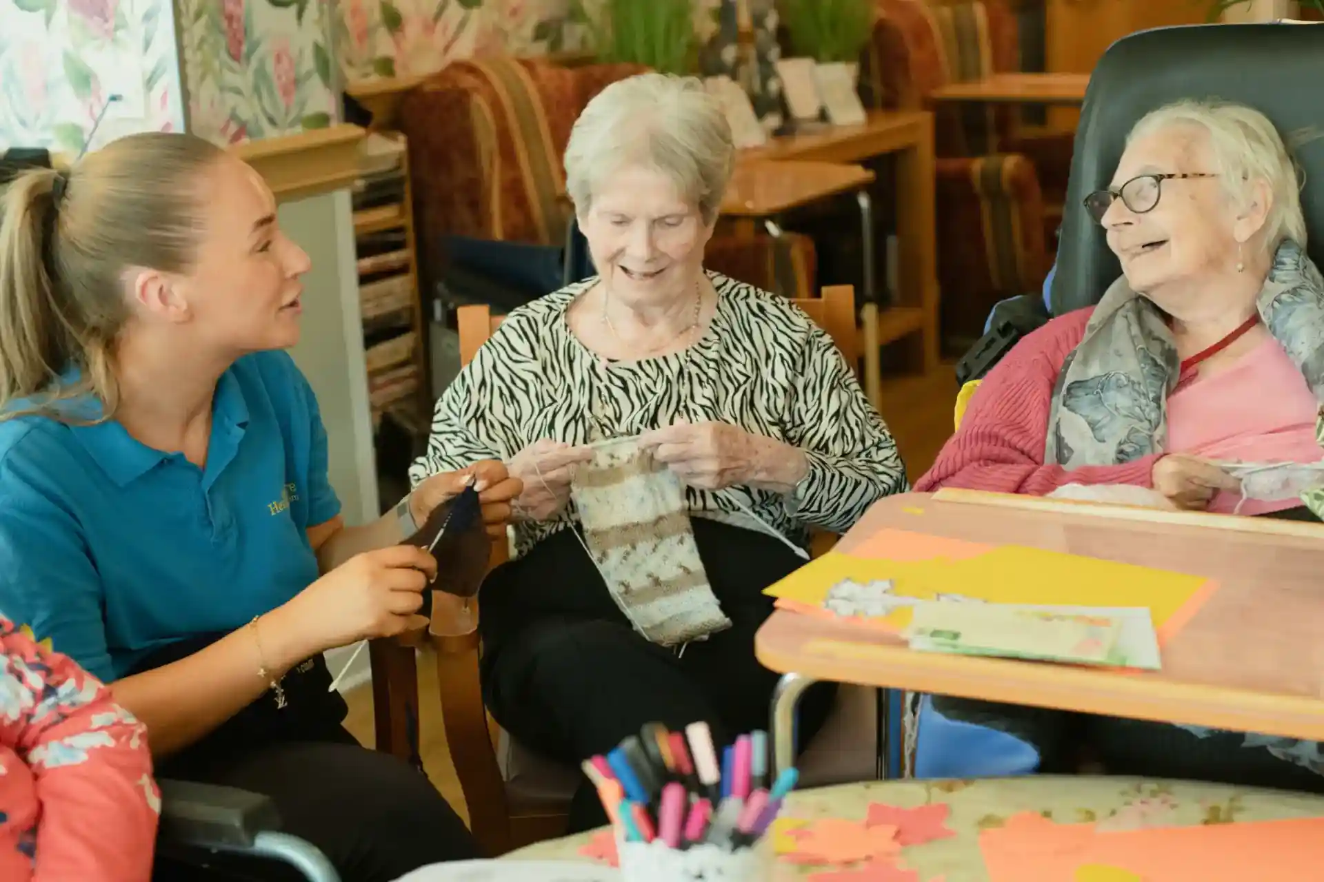 Consistent caregiver team building deep personal bonds with residents